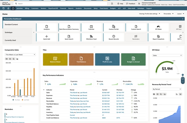 Plataforma SuiteCloud de NetSuite para personalización del ERP